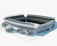 Ellis Park Stadium Modello 3D