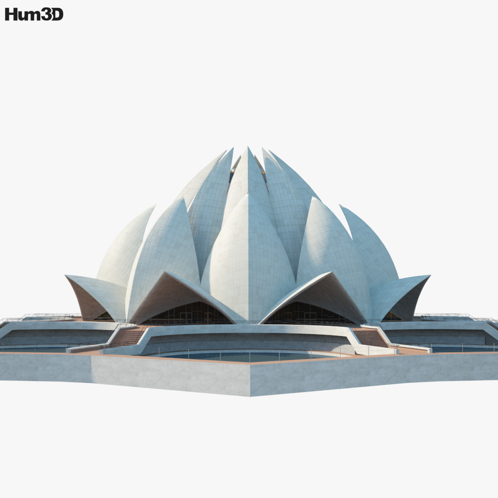 Lotus Temple 3D model