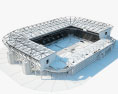 Стадион Гролс Весте 3D модель