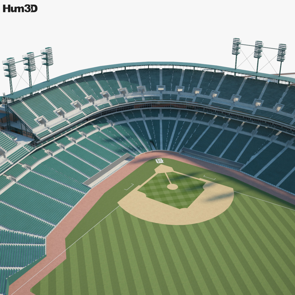 Tiger Stadium Detroit Tigers 3D Ballpark Replica