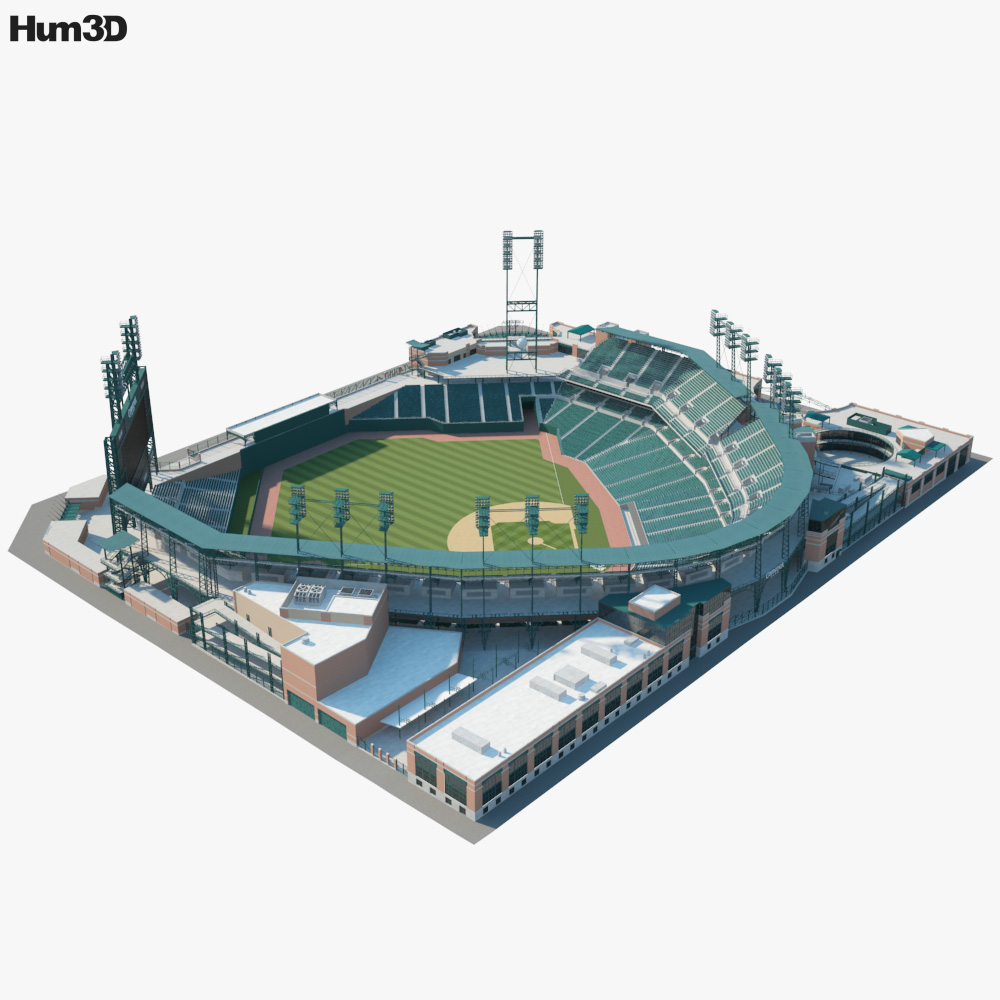 Comerica Park 3D model - Architecture on 3DModels