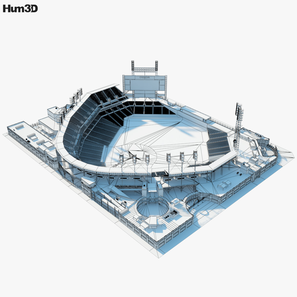 Comerica Park 3D model - Architecture on 3DModels
