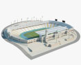 Estádio Olímpico Lluís Companys Modelo 3d