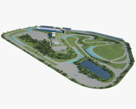 Interlagos Race Track 3D model