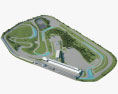 Interlagos Race Track 3D 모델 