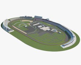 Charlotte Motor Speedway 3D 모델 