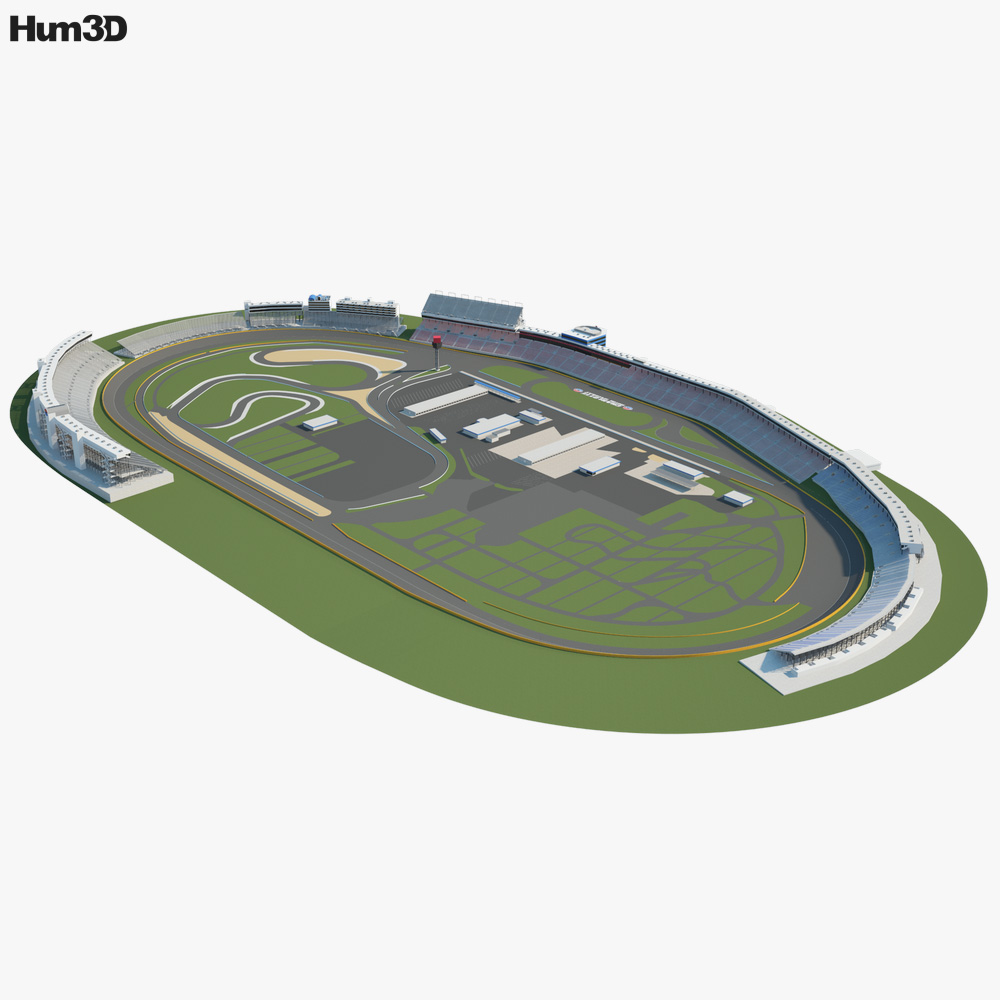 Charlotte Motor Speedway 3D-Modell