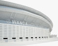Стадион Ванда Метрополитано 3D модель