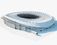 Estádio Metropolitano de Madrid Modelo 3d