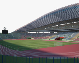 Shah Alam Stadium 3D model