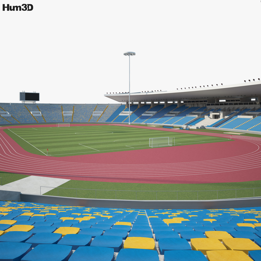 Estádio Mohammed V Modelo 3d