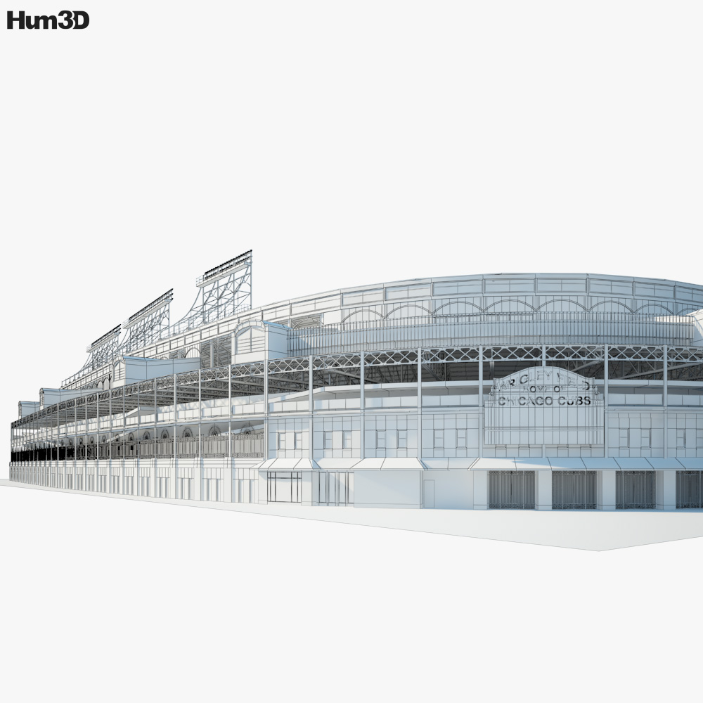 Wrigley Field - Chicago Cubs 3D model – Genius&Gerry