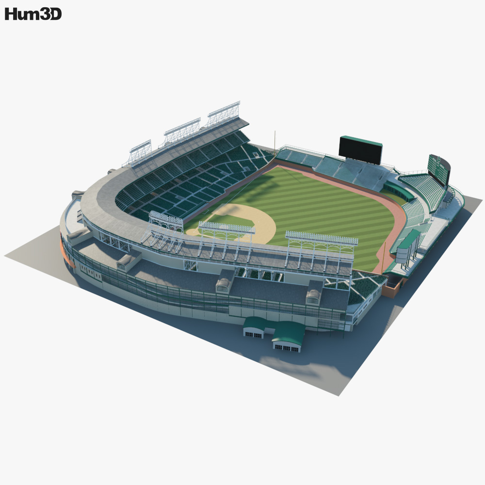 Wrigley Field - Chicago Cubs 3D model – Genius&Gerry
