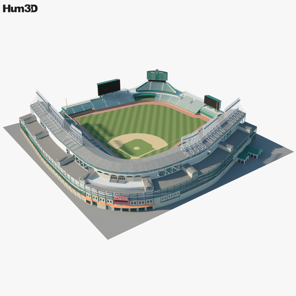 Wrigley Field 3D model - Architecture on 3DModels