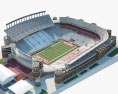 Darrell K Royal Texas Memorial Stadium 3Dモデル