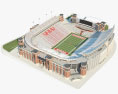 Darrell K Royal Texas Memorial Stadium 3D модель