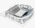 Darrell K Royal Texas Memorial Stadium Modèle 3d