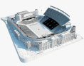 Darrell K Royal Texas Memorial Stadium Modello 3D