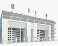 Tiger Stadium LSU Modèle 3d