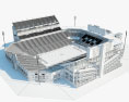 Gaylord Family Oklahoma Memorial Stadium 3d model