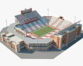 Gaylord Family Oklahoma Memorial Stadium Modello 3D