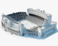 Memorial Stadium Lincoln 3D-Modell