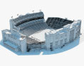 Memorial Stadium Lincoln Modello 3D