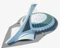 Олімпійський стадіон в Монреалі 3D модель