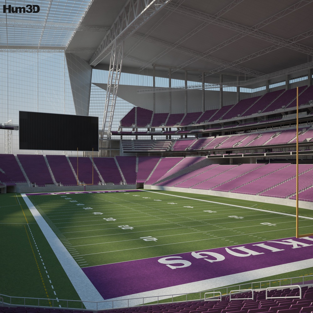 U.S. Bank Stadium 3D model