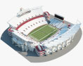 Williams-Brice Stadium 3d model
