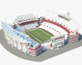Williams-Brice Stadium 3D 모델 