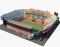 Estádio de Mestalla Modelo 3d