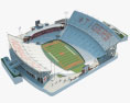 Memorial Stadium Clemson 3D 모델 
