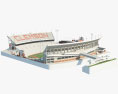 Memorial Stadium Clemson 3d model
