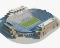 Notre Dame Stadio Modello 3D