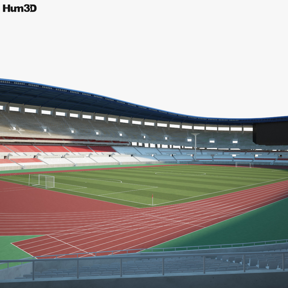 Олимпийский стадион Чамсиль 3D модель