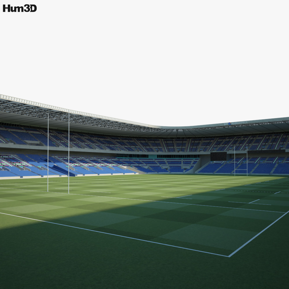 Murrayfield Stadium 3D модель