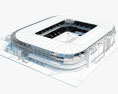 TQL Stadium Modelo 3D