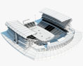 Husky Stadium 3d model