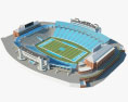 Kenan Memorial Stadium 3Dモデル