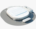 Rod Laver Arena Modello 3D