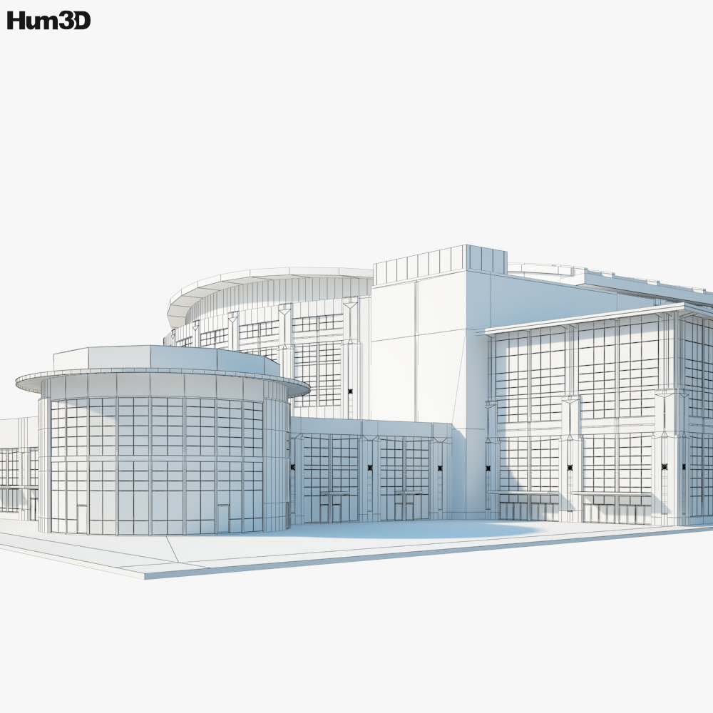 Nationwide Arena 3D model - Architecture on 3DModels