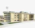 Punjab Cricket Association Stadium 3D 모델 