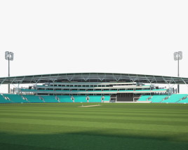 Oval Cricket Ground 3D model
