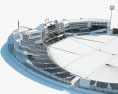 Oval Cricket Ground 3D-Modell
