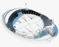 Oval Cricket Ground 3D-Modell