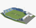 Sophia Gardens Cricket Ground 3D 모델 