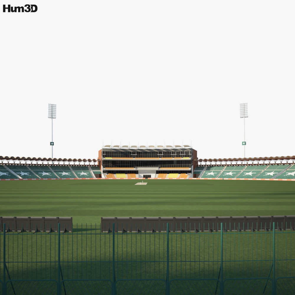 Gaddafi Stadium 3D model