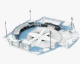 Kensington Oval 3D 모델 