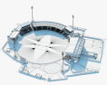 Kensington Oval 3D-Modell